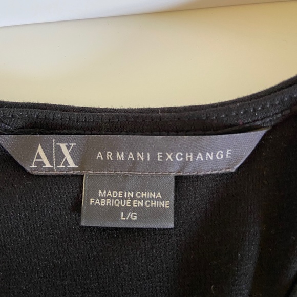 A/X Armani Exhange Sleeveless Black Dress L - Picture 5 of 5